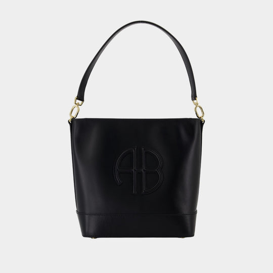 Sac Porté Épaule Lili - ANINE BING - Cuir - Noir