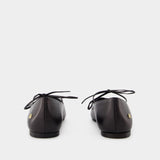 Ballerines Nikki - ANINE BING - Cuir - Noir