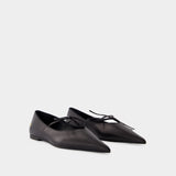Ballerines Nikki - ANINE BING - Cuir - Noir