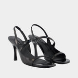 Sandales Iva Smooth - ANINE BING - Cuir - Noir