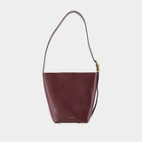 Sac Porté Épaule Elly Medium - ANINE BING - Cuir - Bordeaux