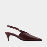 Escarpins Nelly Buckle - ANINE BING - Cuir - Bordeaux