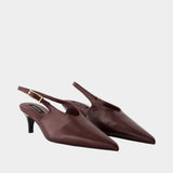 Escarpins Nelly Buckle - ANINE BING - Cuir - Bordeaux