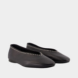 Ballerines Ana Studs - ANINE BING - Cuir - Noir