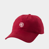 Casquette Jeremy Baseball - ANINE BING - Coton - Bordeaux