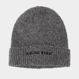 Bonnet Elia - ANINE BING - Laine - Gris