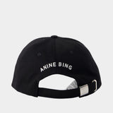 Casquette Jeremy Baseball - ANINE BING - Coton - Noir