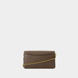 Sac à bandoulière Tabby Chain Clutch - Coach - Cuir - Dark Stone