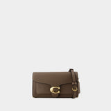 Sac à bandoulière Tabby Chain Clutch - Coach - Cuir - Dark Stone