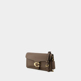 Sac à bandoulière Tabby Chain Clutch - Coach - Cuir - Dark Stone