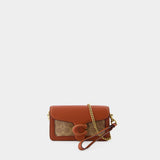Sac À Main Tabby Wristlet - Coach - Cuir - Tan Rust