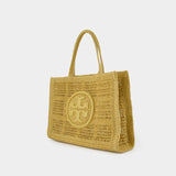 Cabas Ella Large - Tory Burch - Raphia - Vert
