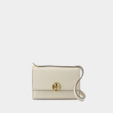 Sac Porté Épaule Miller - Tory Burch - Cuir - Light Cream