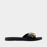 Sandales Mellow Buckle - Tory Burch - Synthétique - Noir