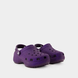 Sandales Classic Platform Glitter - Crocs - Synthétique - Violet