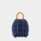 Sac À Dos Signature Riya 21 - Coach - Coton - Bleu