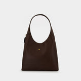 Sac Porté Épaule Brooklyn 39 - Coach - Cuir - Marron
