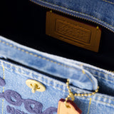 Sac À Bandoulière Cargo 20 - Coach - Coton - Bleu
