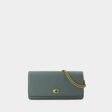 Sac À Bandoulière Essential Long - Coach - Cuir - Vert