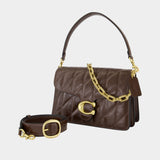 Sac Porté Épaule Tabby With Chain - Coach - Cuir - Marron