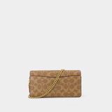 Sac À Bandoulière Signature Essential - Coach - Toile - Marron