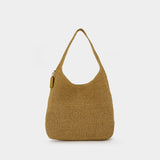 Sac Porté Épaule Straw Brooklyn 39 - Coach - Coton - Neutre