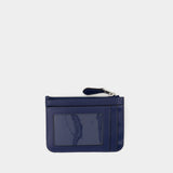 Porte-cartes Signature Mini Id Skinny - Coach - Coton - Bleu