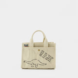 Cabas Sketch Print Cargo 20 - Coach - Coton - Neutre