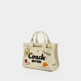 Cabas Sketch Print Cargo 20 - Coach - Coton - Neutre
