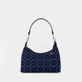 Sac À Bandoulière Signature Juliet - Coach - Coton - Bleu