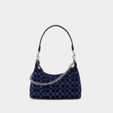 Sac À Bandoulière Juliet 25 - Coach - Coton - Bleu