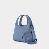 Sac Porté Épaule Lana 23 - Coach - Cuir - Bleu
