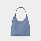 Sac Porté Épaule Brooklyn 39 - Coach - Cuir - Bleu