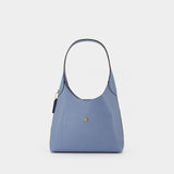 Sac Porté Épaule Brooklyn 28 - Coach - Cuir - Bleu