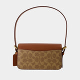 Sac Porté Épaule Signature Zoe - Coach - Toile - Marron