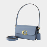 Sac Porté Épaule Zoe - Coach - Cuir - Bleu