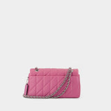 Sac Porté Épaule Tabby 26 - Coach - Cuir - Rose