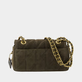 Sac Porté Épaule Quilted Tabby 20 With Chain - Coach - Cuir - Vert