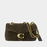 Sac Porté Épaule Quilted Tabby 20 With Chain - Coach - Cuir - Vert