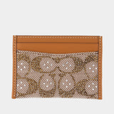 Porte-Carte Crystal Signature Essential - Coach - Cuir - Marron