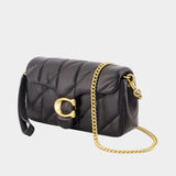 Sac À Bandoulière Quilted Tabby Chain 19 - Coach - Cuir - Noir