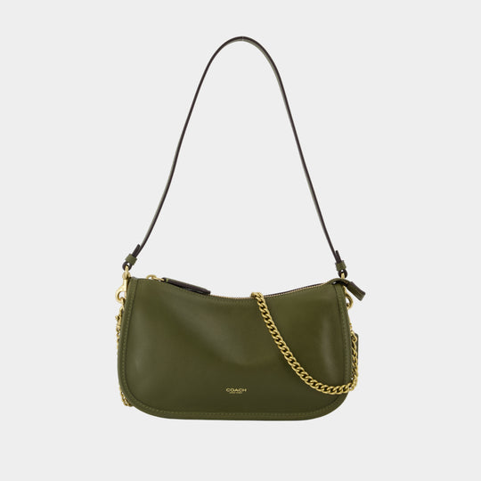 Sac À Bandoulière Waverly Bag - Coach - Cuir - Vert