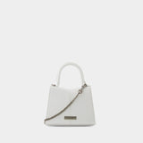 Sac À Main The Mini Top Handle - Marc Jacobs - Cuir - Blanc