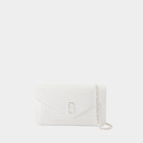 Wallet On Chain The Longshot - Marc Jacobs - Cuir - Blanc