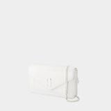 Wallet On Chain The Longshot - Marc Jacobs - Cuir - Blanc