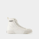 Sneakers The High Top - Marc Jacobs - Coton - Blanc