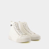Sneakers The High Top - Marc Jacobs - Coton - Blanc