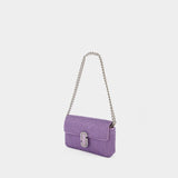 The Mini Shoulder Bag - Marc Jacobs - Maille - Violet