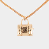 Collier The Tote Bag - Marc Jacobs - Métal - Or Rose
