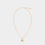 Collier The Tote Bag - Marc Jacobs - Métal - Or Rose